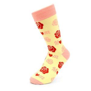 Women's Mom Novelty Socks Roses